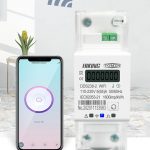 Tomzn Single Phase 65A Din Rail WIFI Smart Energy Meter Protector