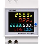 6IN1 din rail AC Electric energy monitor