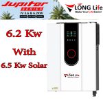 Long Life 6.2 Kw Hybrid Solar Inverter