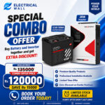 Maxpower 12v Inverter With Itel 12 V Lithium Battery