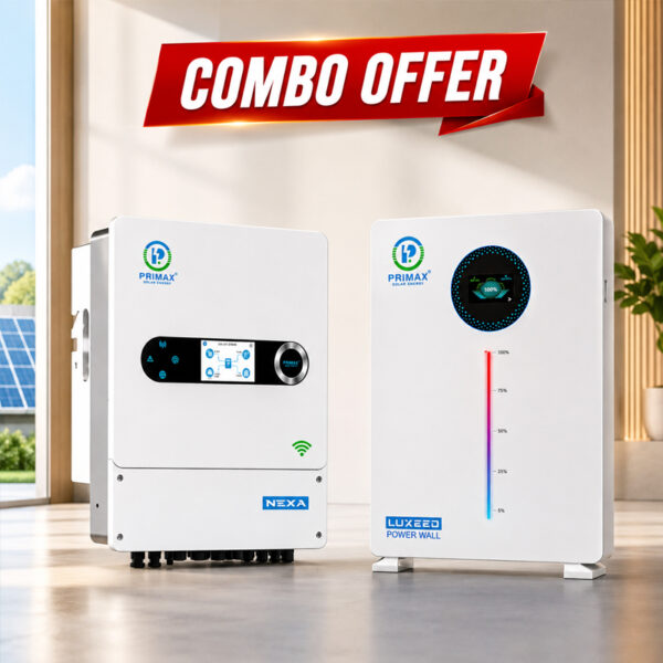 Combo Offer On Primax Nexa 6kw & Luxeed 5.12kw Lithium Battery