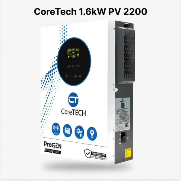 CoreTech 1.6kW PV 2200 IP21 OffGrid Solar Inverter